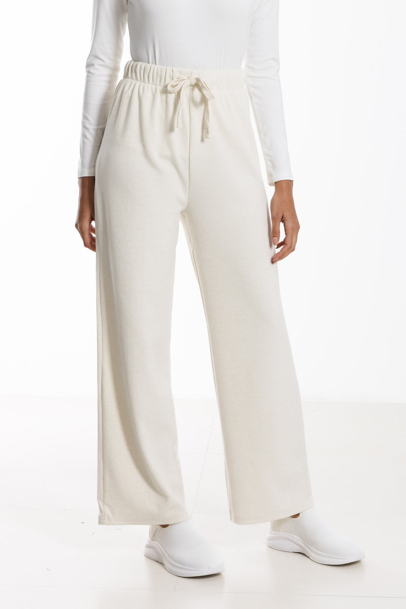 CORDUROY JOGGER WAIST TROUSERS