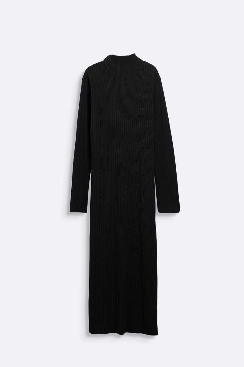 TEXTURED KNIT DRESS