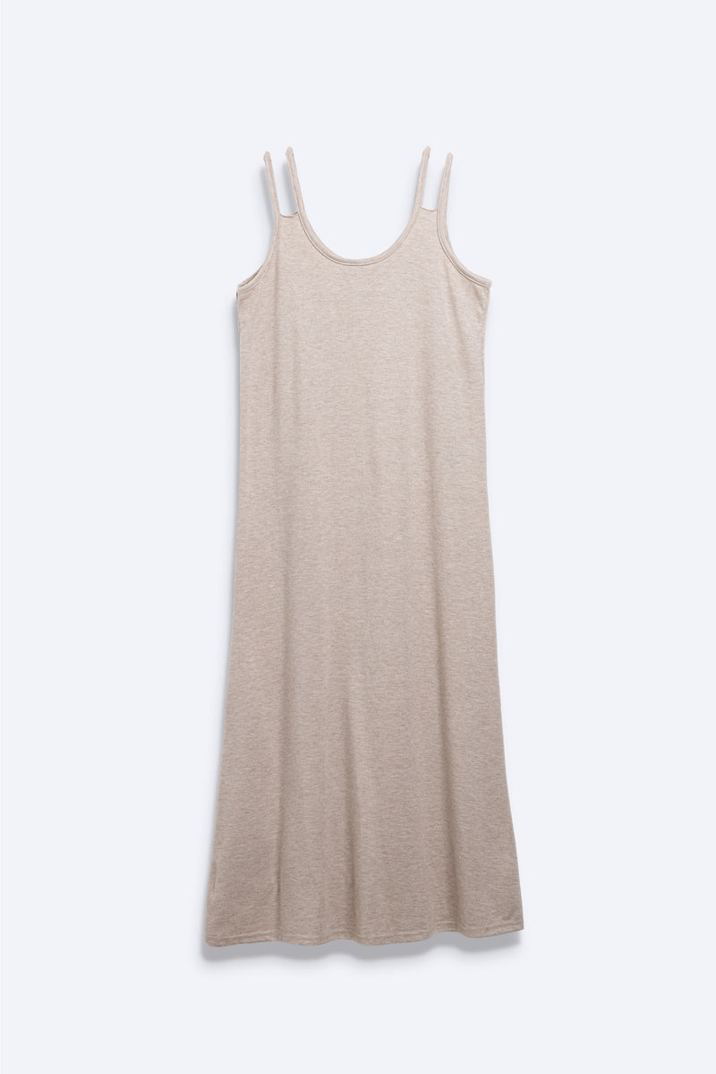 SOFT KNIT MIDI DRESS