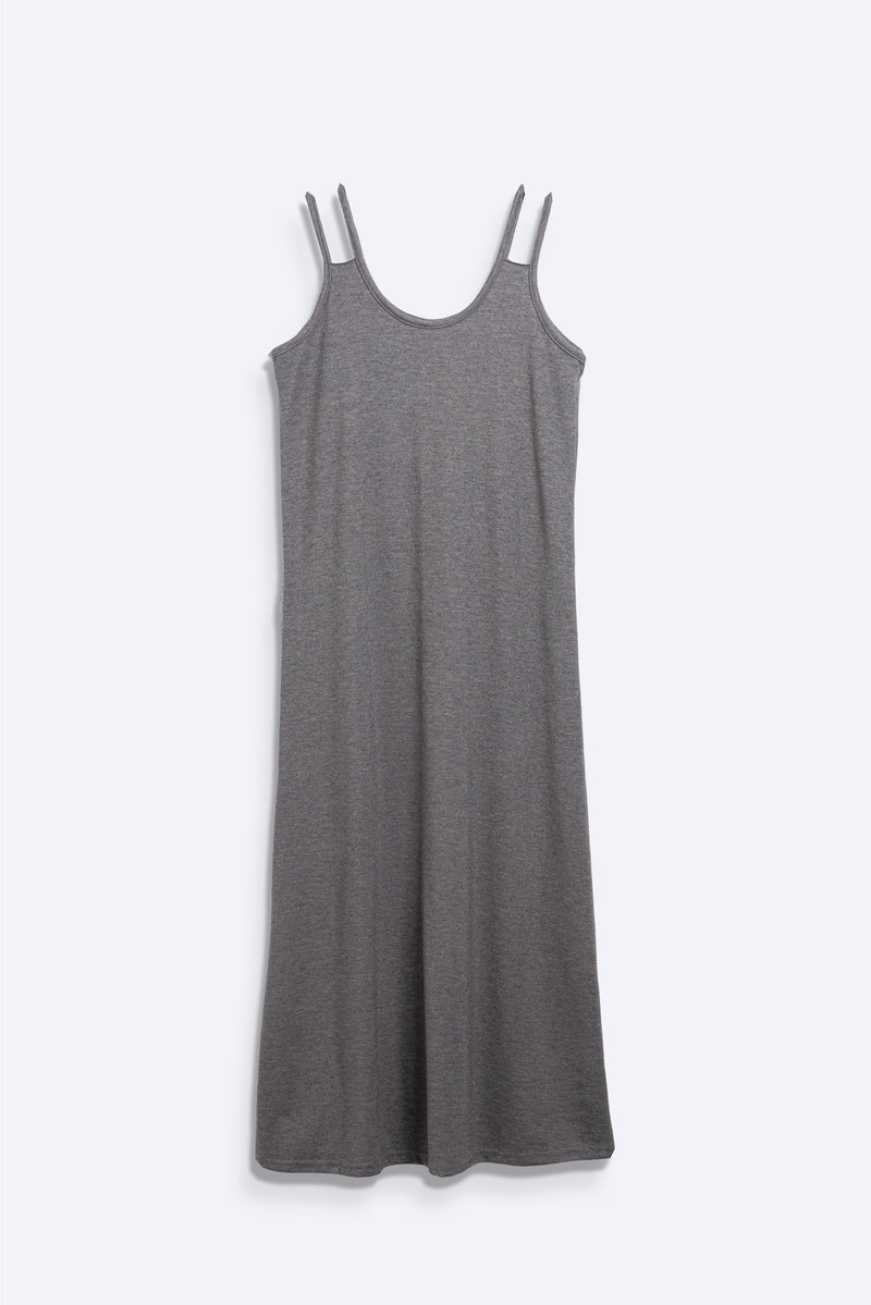 SOFT KNIT MIDI DRESS