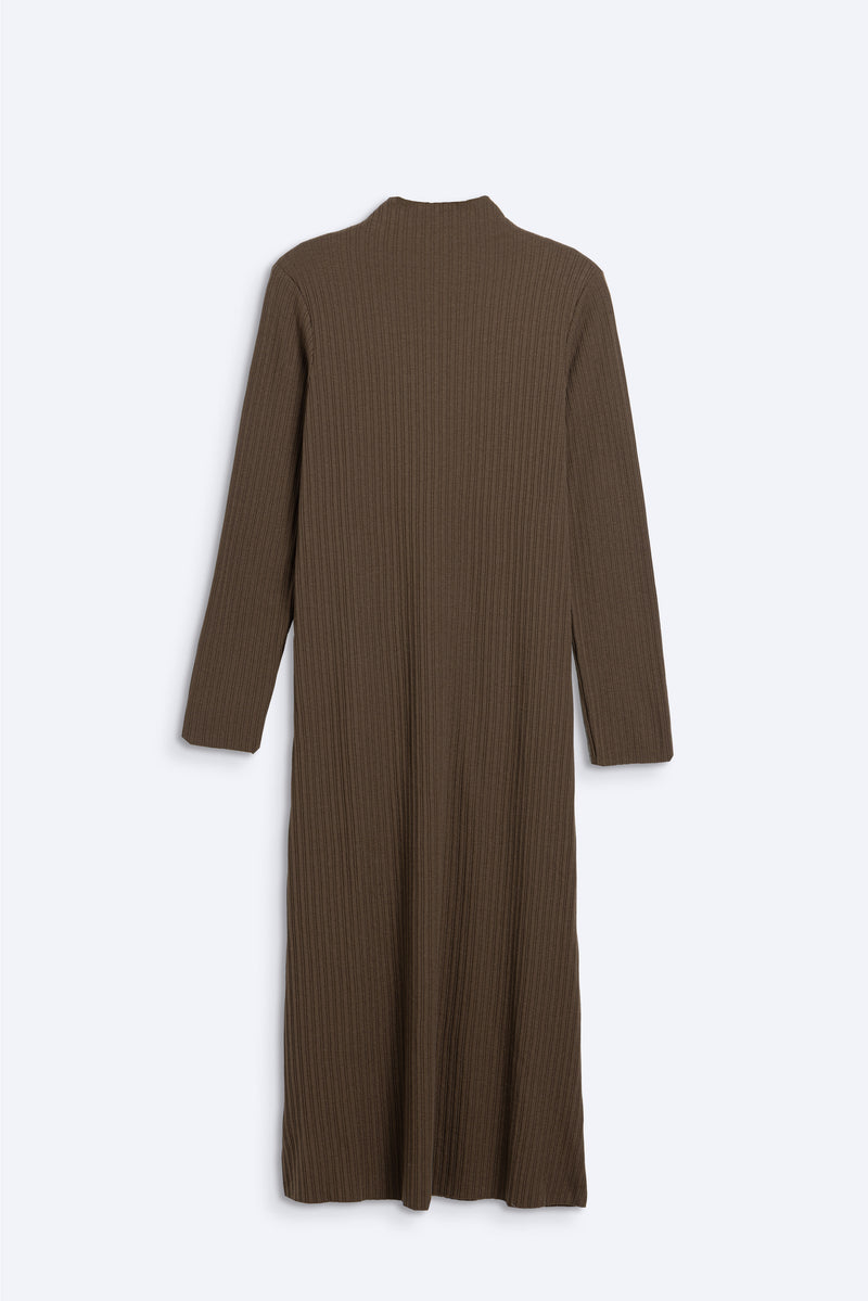 TEXTURED KNIT DRESS