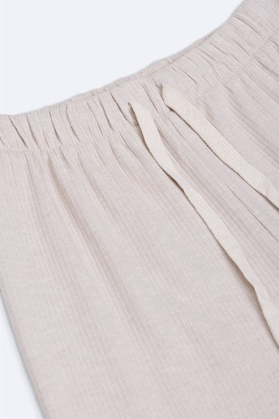 RIBBED JOGGER WAIST TROUSERS