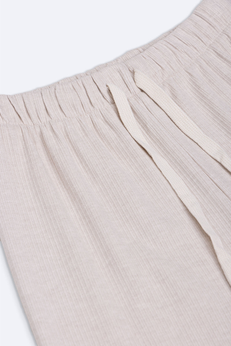 RIBBED JOGGER WAIST TROUSERS