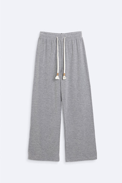 JOGGER WAIST WIDE TROUSERS