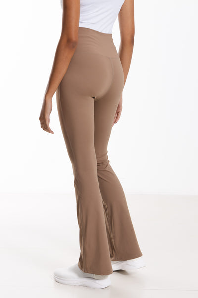 Split-Hem Flared Pants