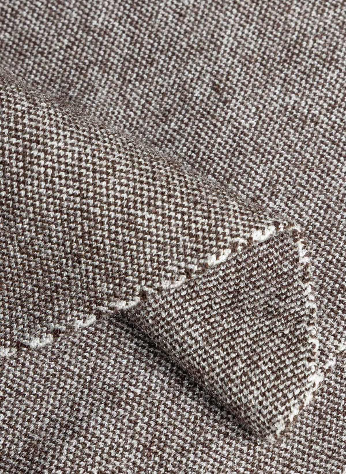 CONTRAST SEAM CASHMERE BLEND SET
