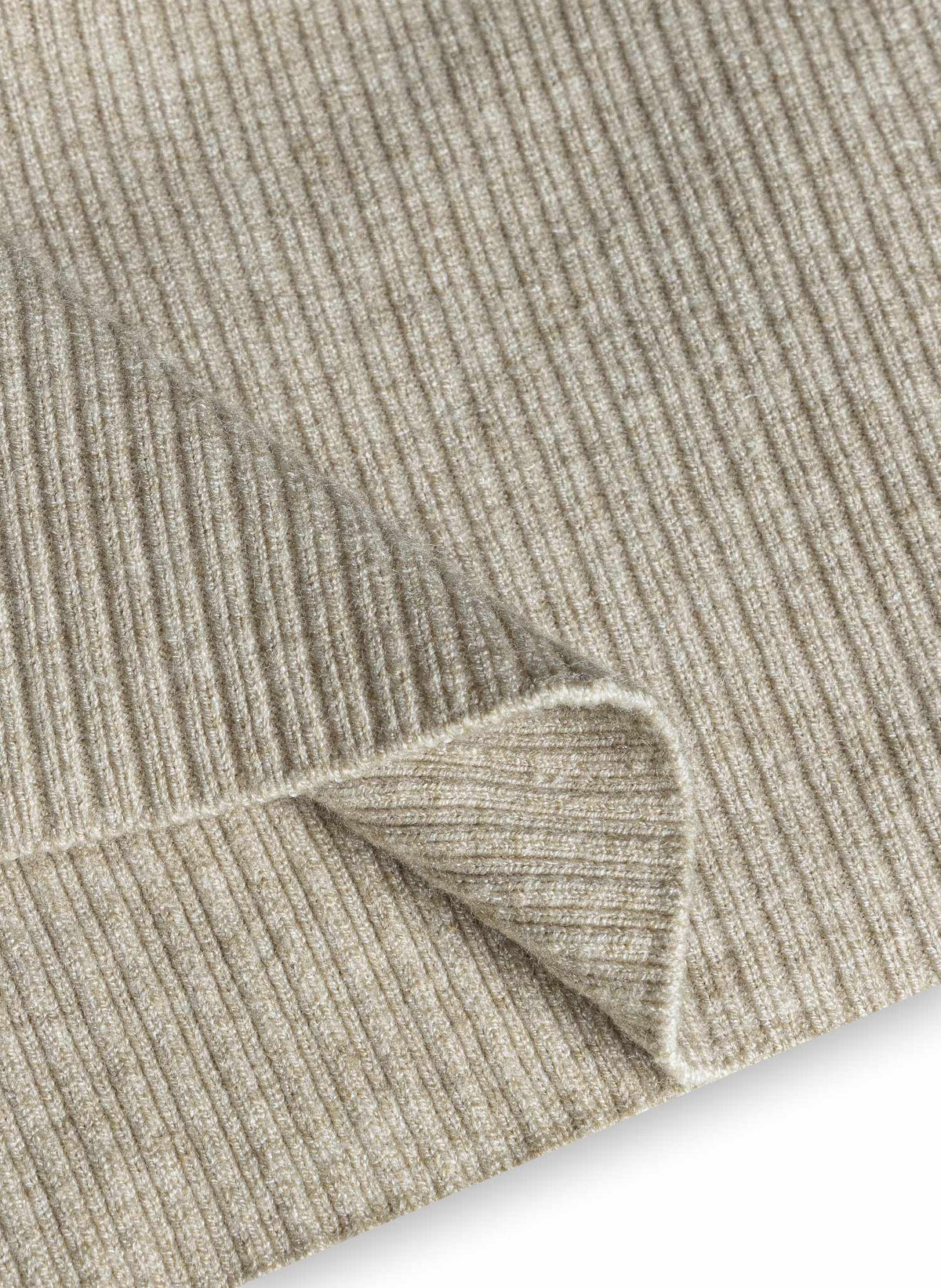 FOLDED CUFF CREW KNIT SET