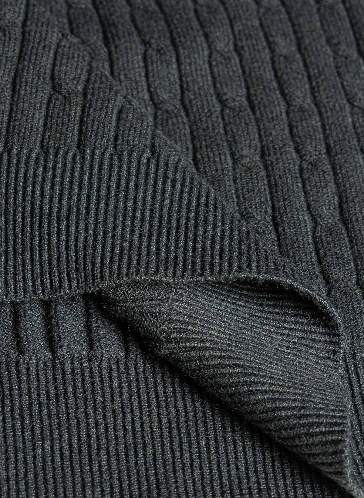 CANLE KNIT CREW SWEATER