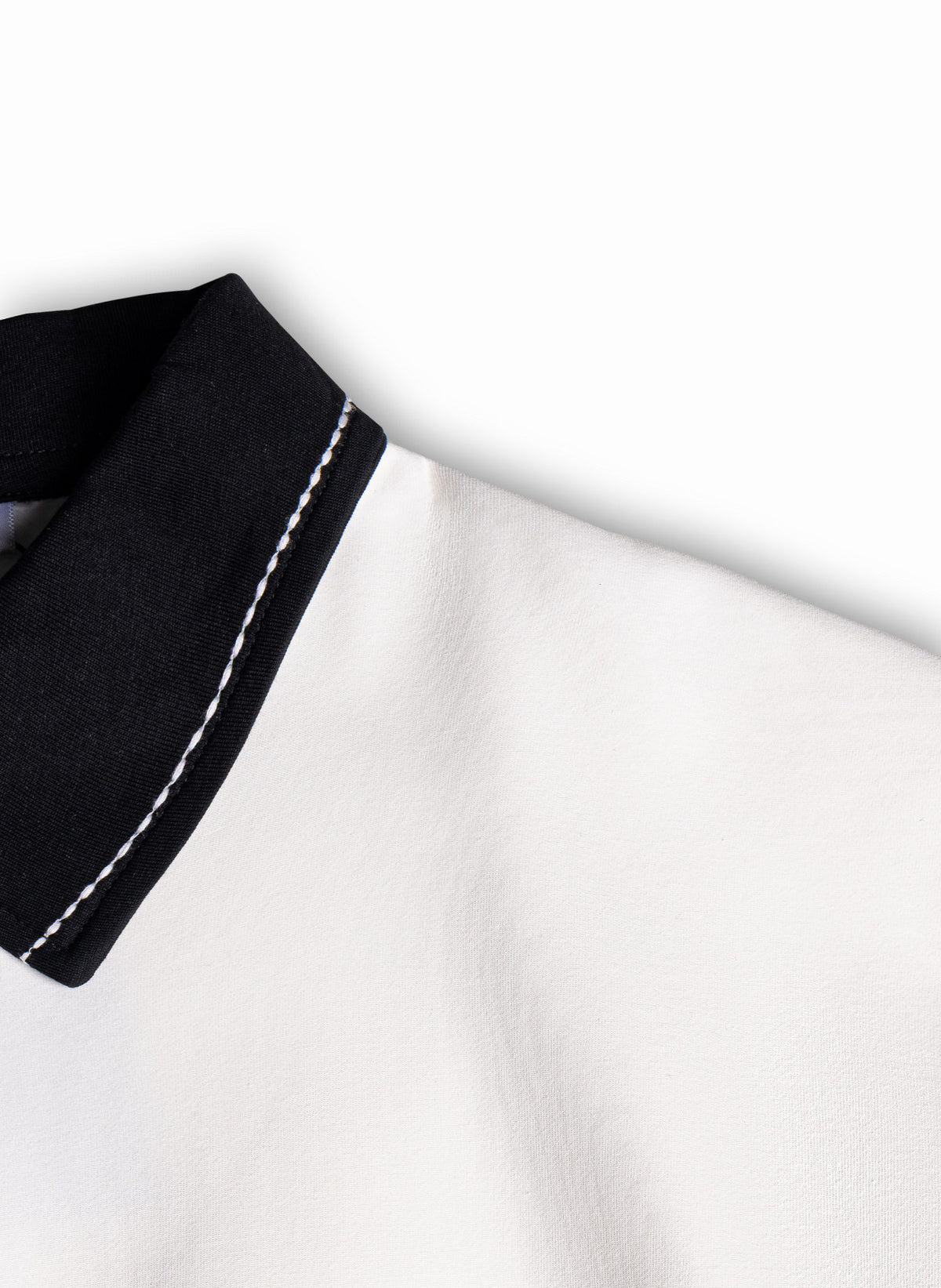 CONTRAST POLO QUARTER-ZIP SWEATSHIRT