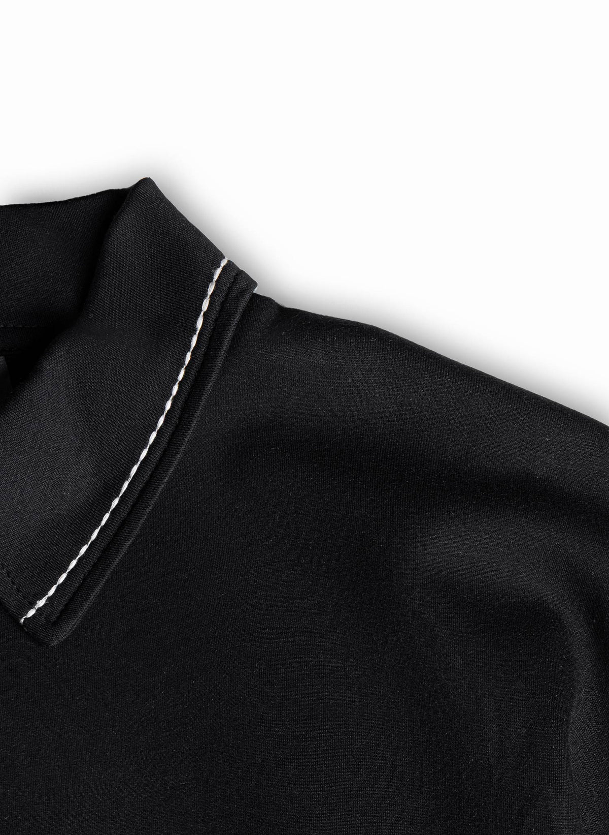 CONTRAST POLO QUARTER-ZIP SWEATSHIRT