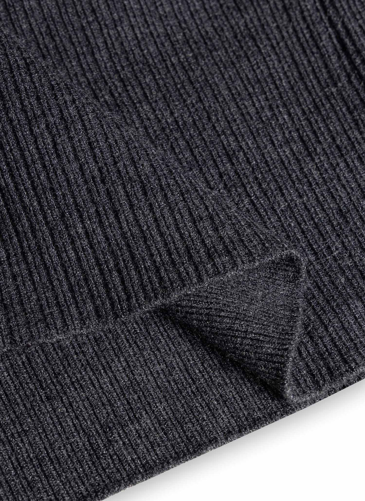 FOLDED CUFF CREW KNIT SET