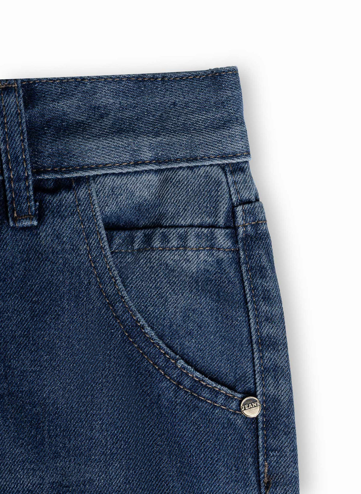 LIGHT WASH WIDE LEG JEANS