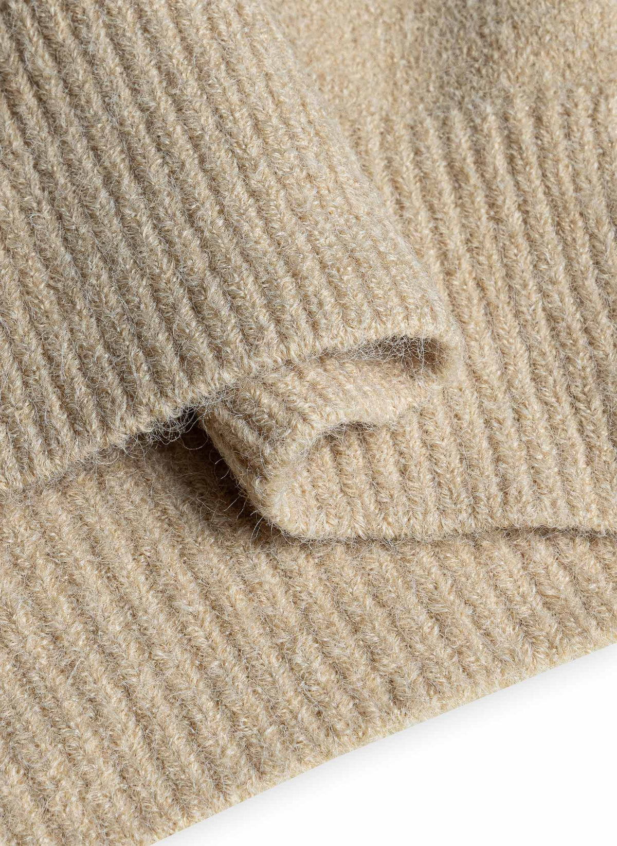 WOOL BLEND LONG OPEN CARDIGAN JACKET