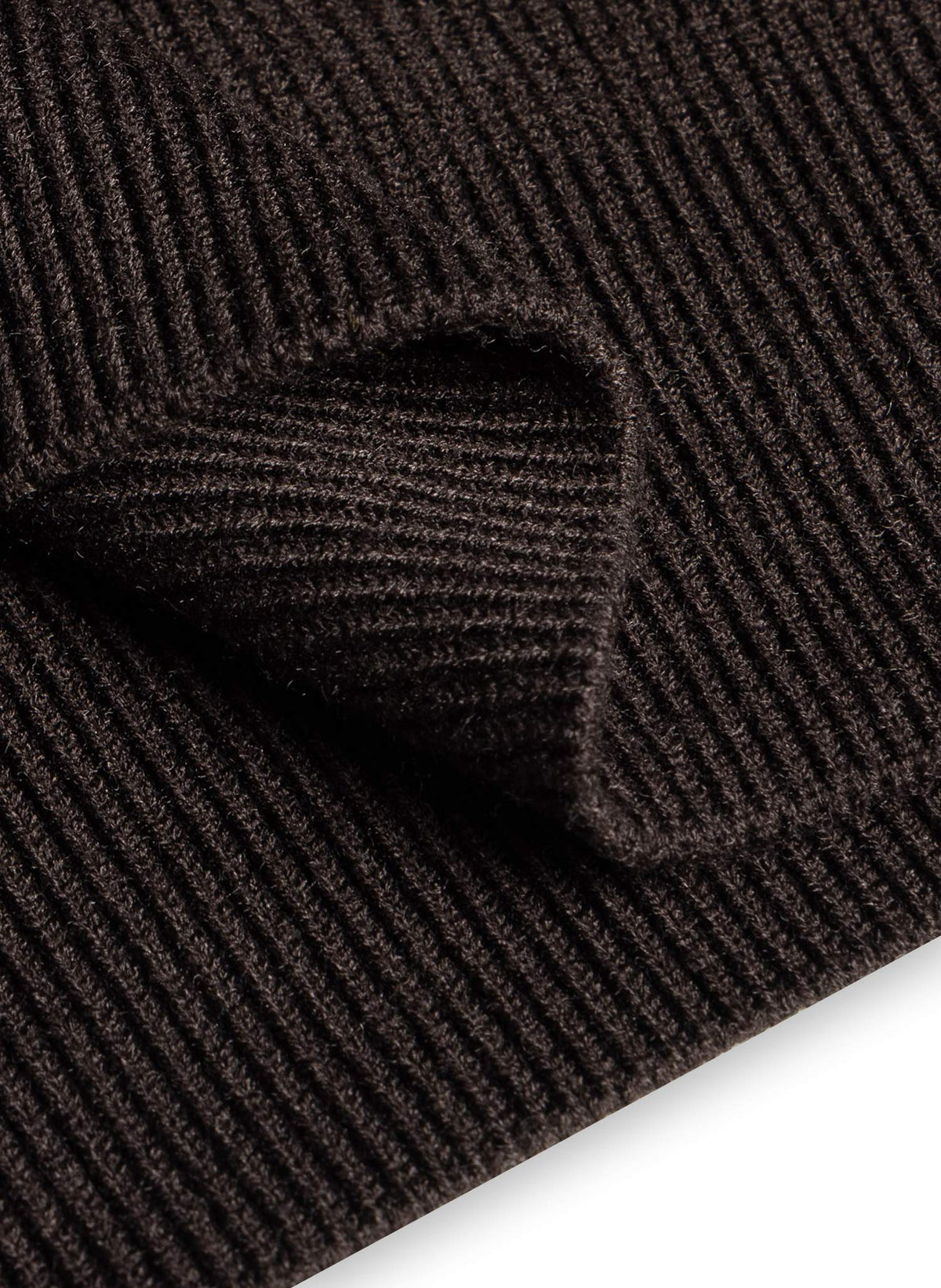 WOOL QUATER ZIP SWEATER