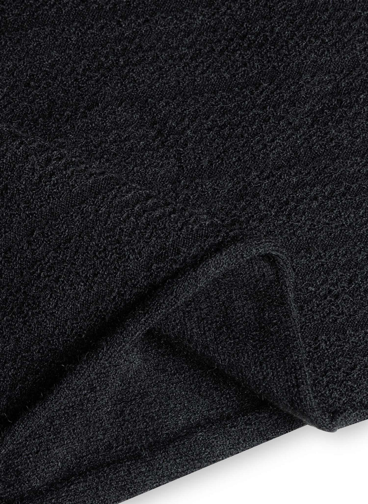 TEXTURED MOCK NECK CASHMERE SET