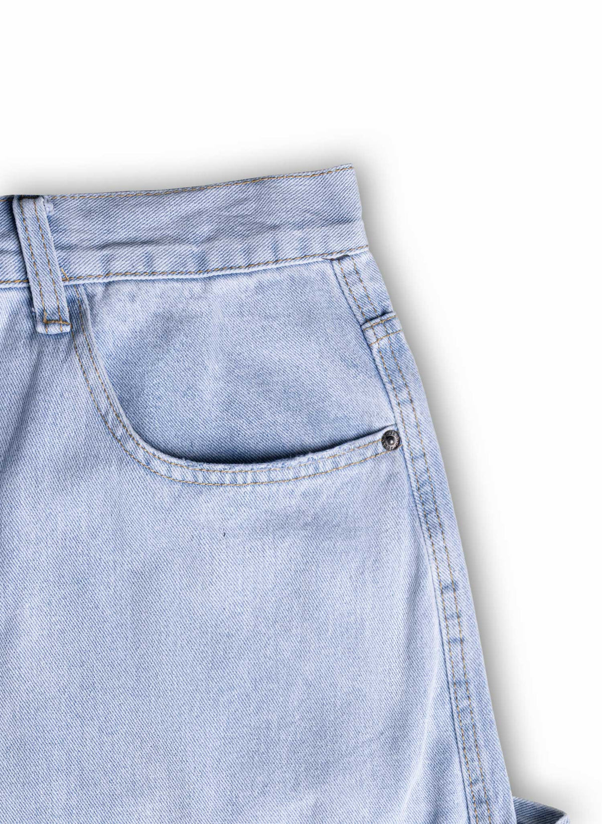 WIDE LEG UTILITY DENIM JEANS