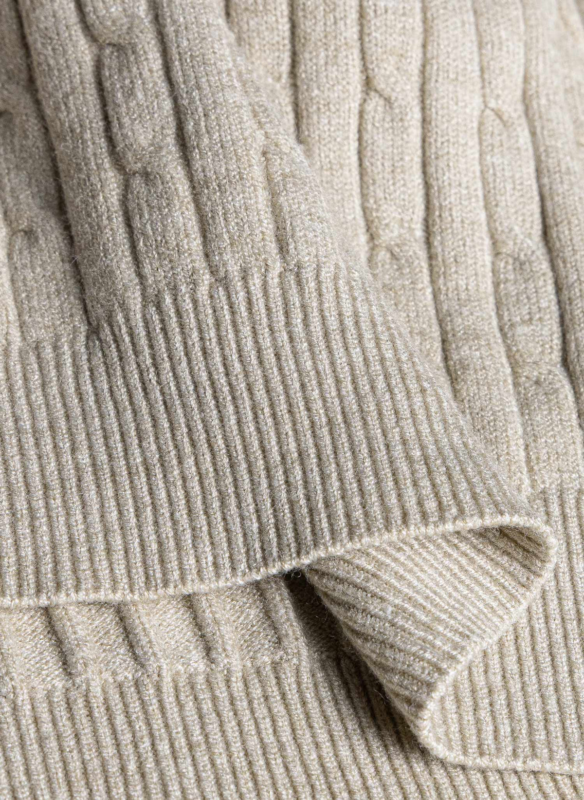CANLE KNIT CREW SWEATER