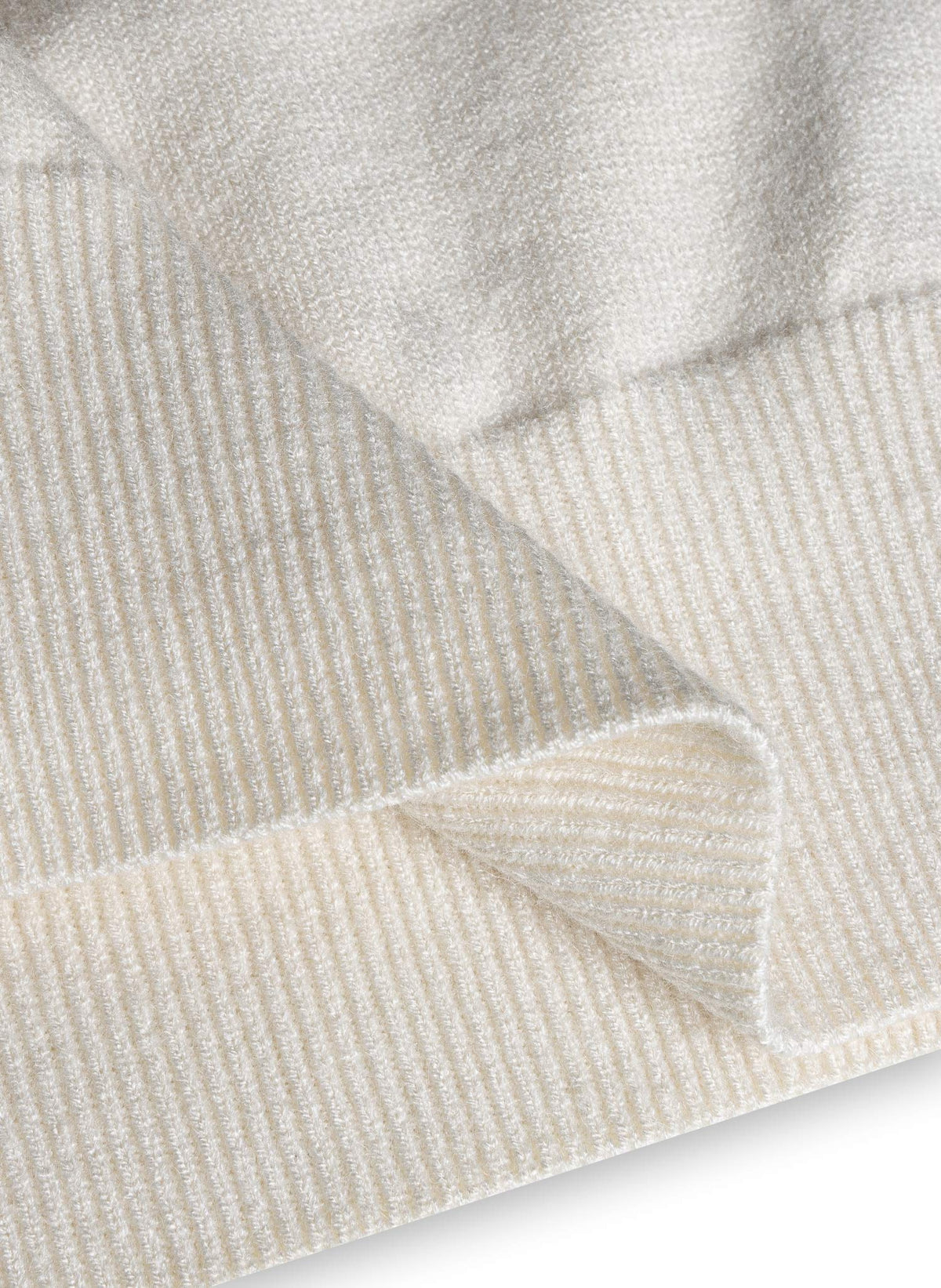CASHMERE BLEND QUATER ZIP SET