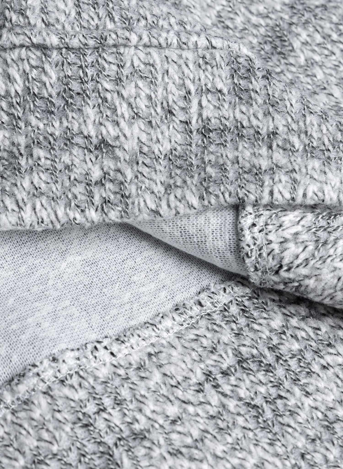 TEXTUREDE KNIT HOODIE