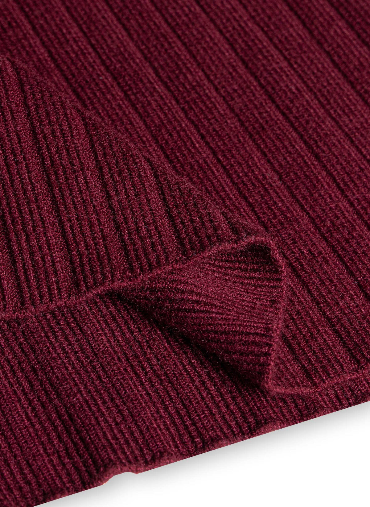 RIBBED MOCK NECK MIDI DRESS