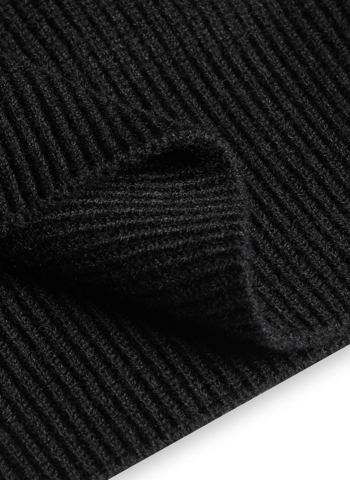 FULL ZIP HIGH NECK CARDIGAN