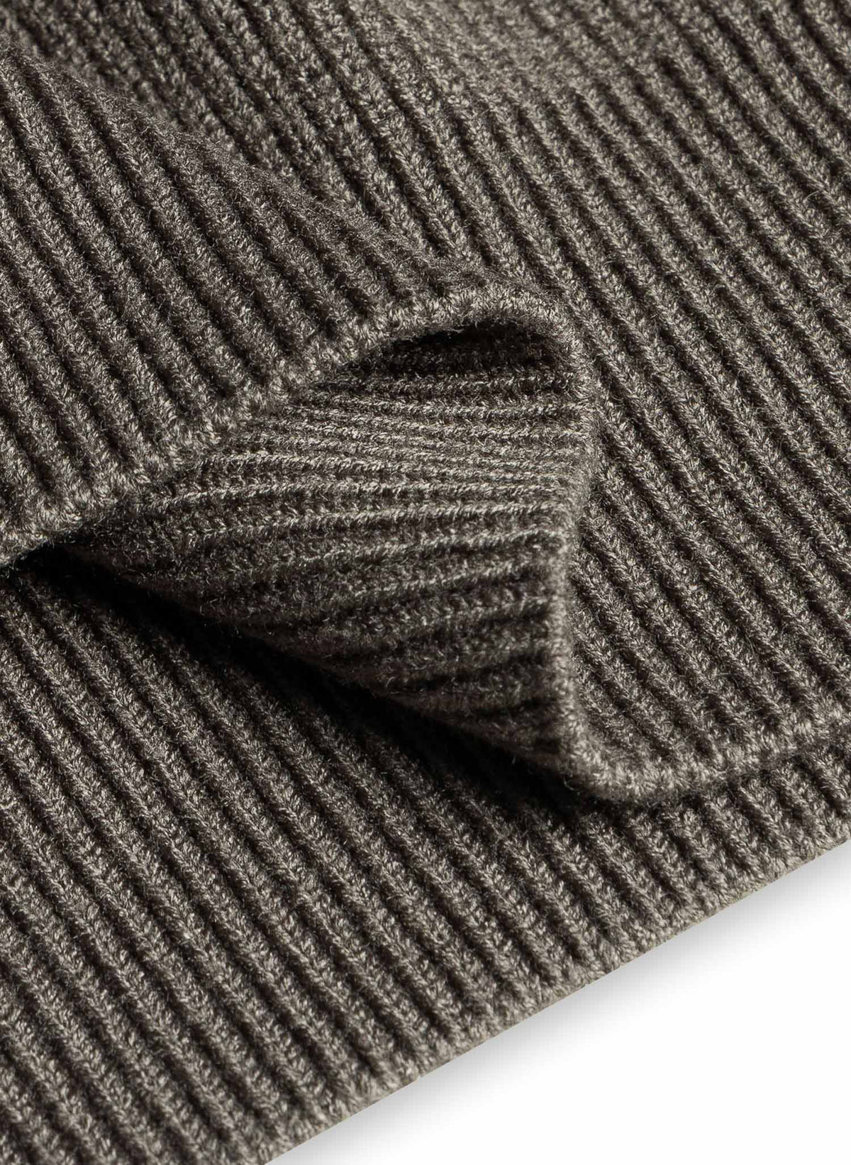 WOOL QUATER ZIP SWEATER