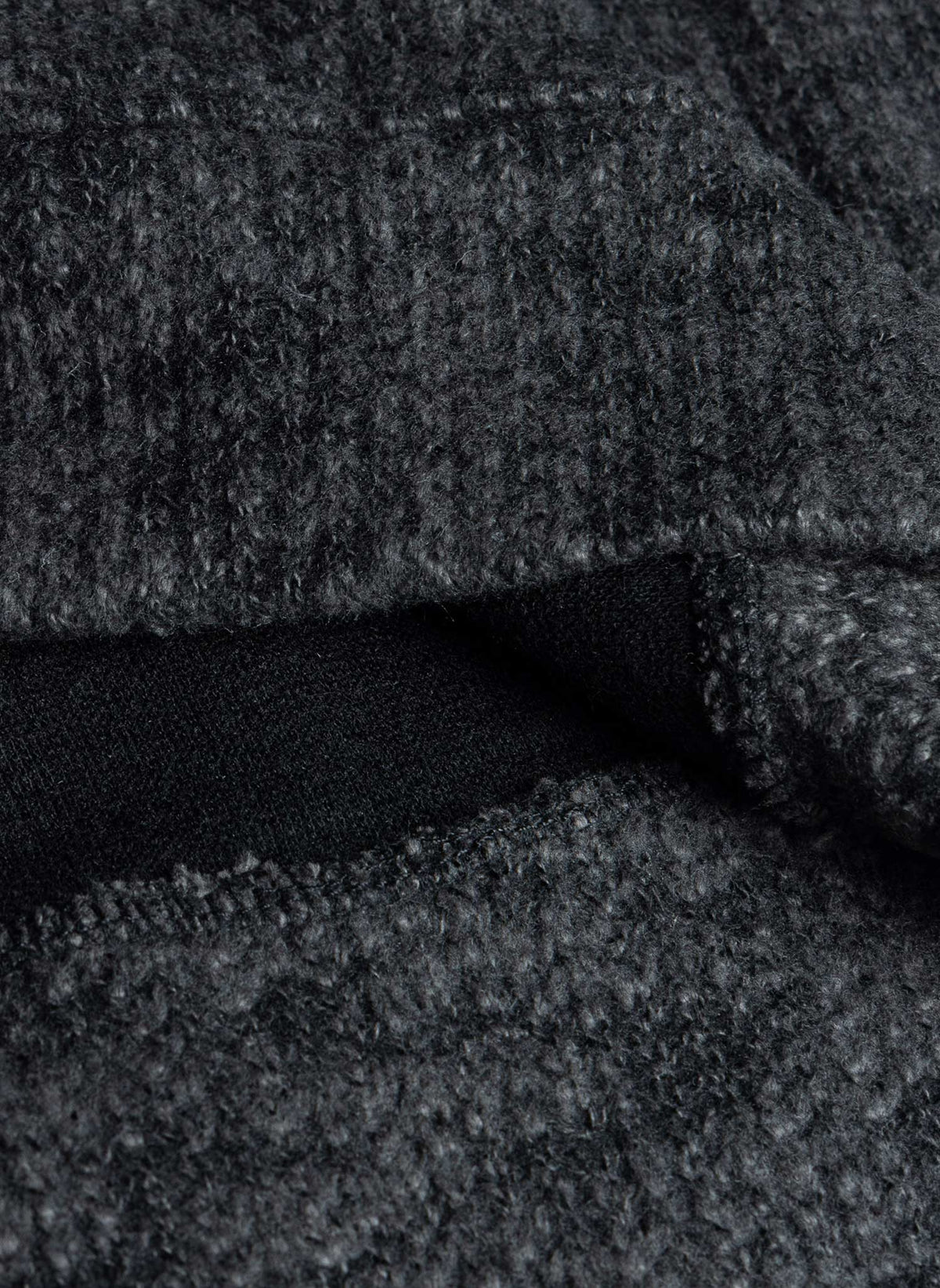 TEXTUREDE KNIT HOODIE