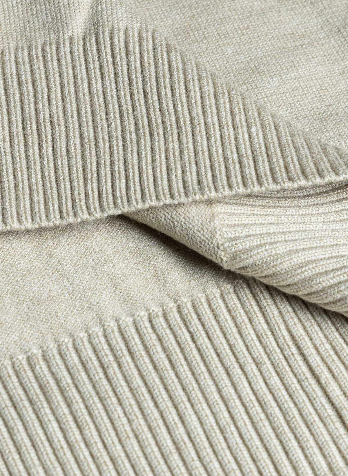 V NECK COLLARED POLO SWEATER