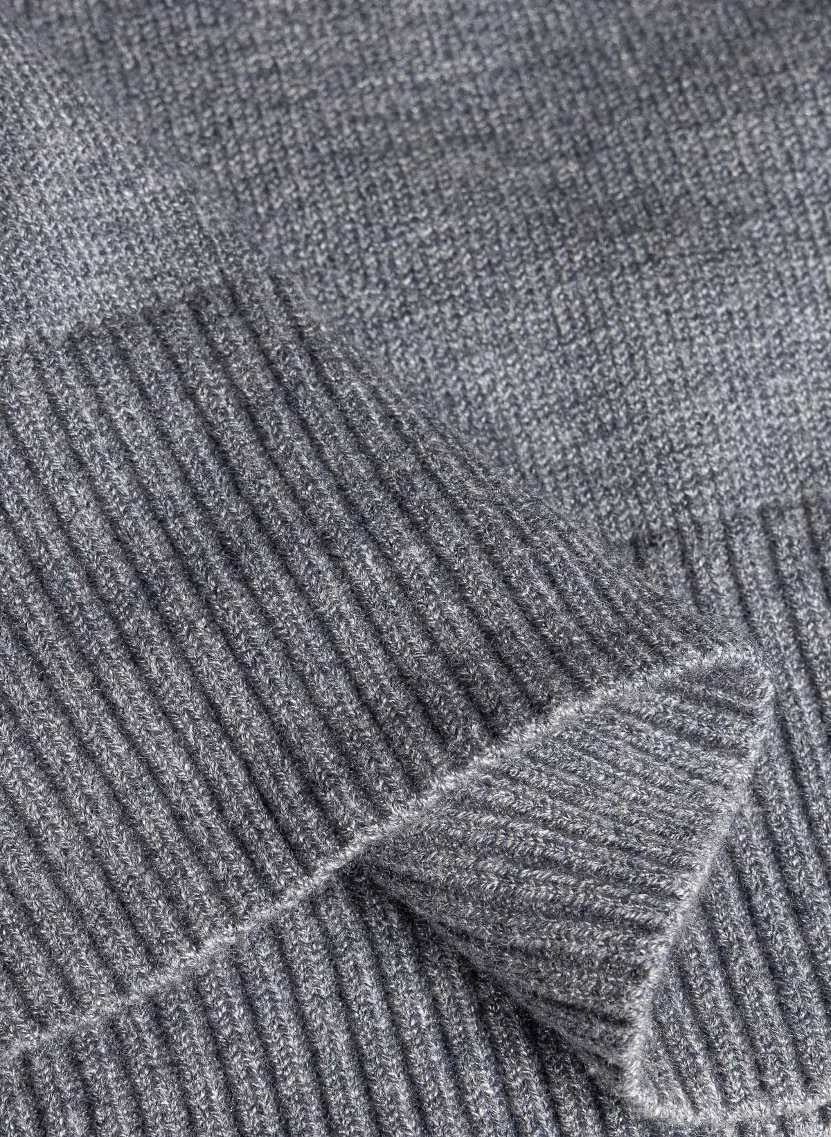 QUATER ZIP HOODED CASHMERE SET