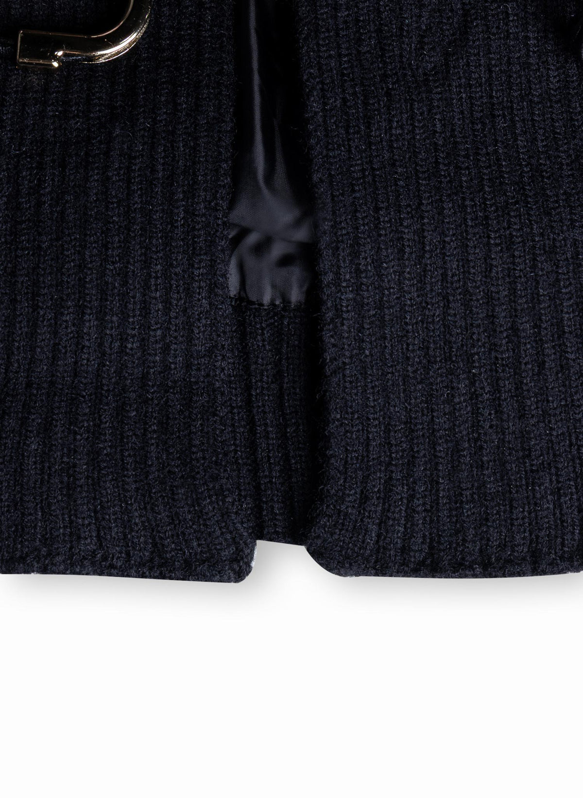 KNIT COLLAR TOGGLE PUFFER