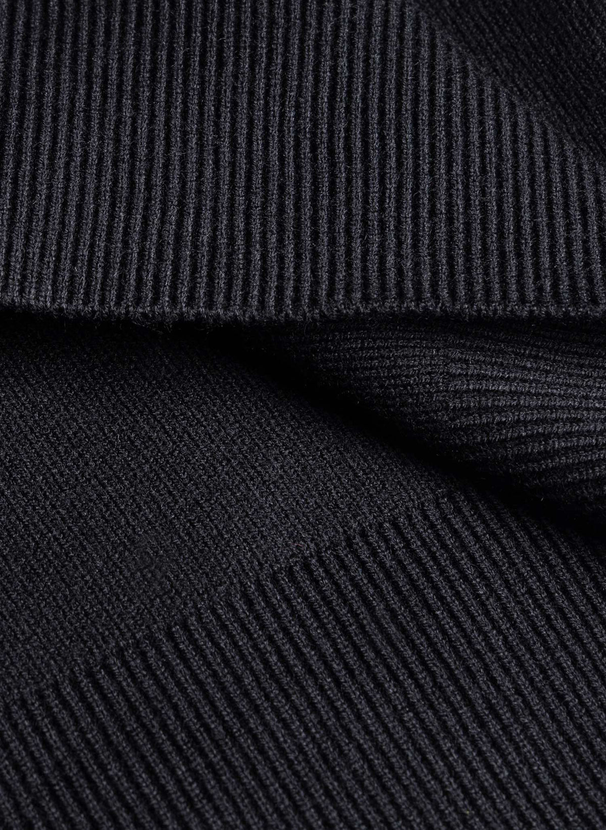 FULL ZIP COLLARED KNIT CARDIGAN