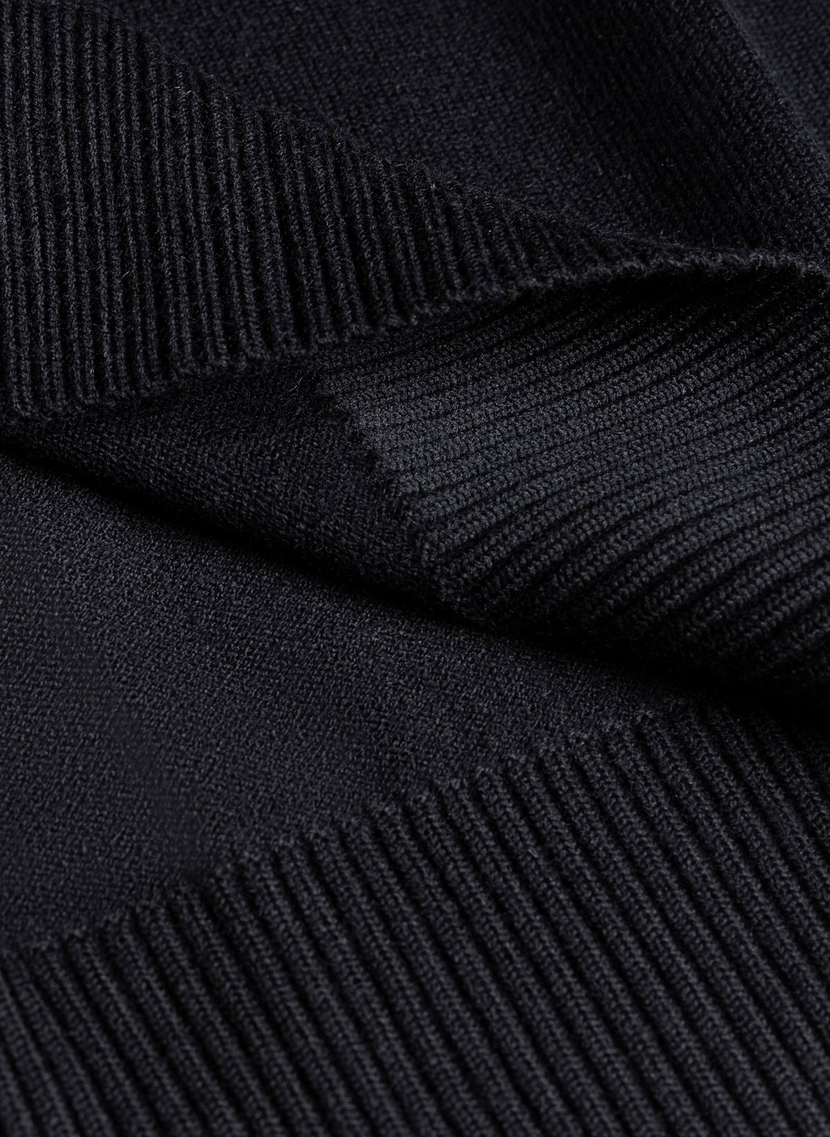 V NECK COLLARED POLO SWEATER