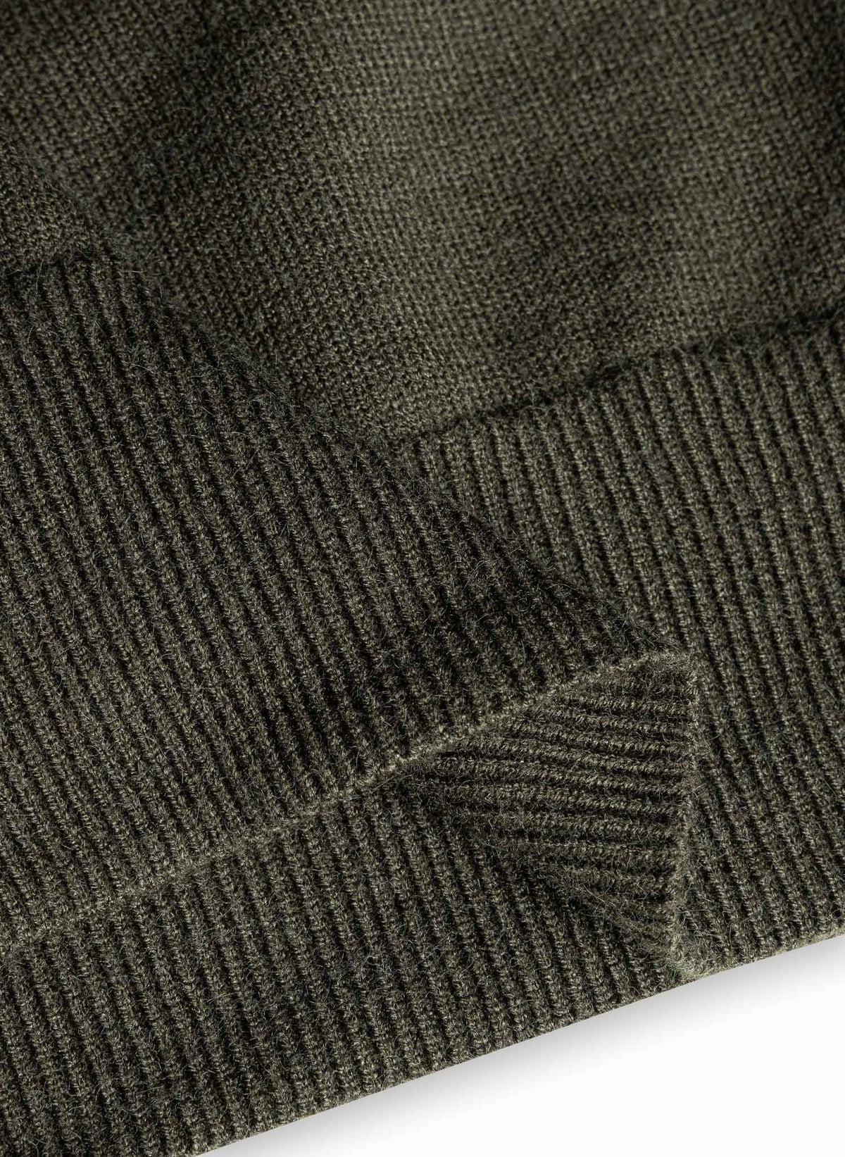 CASHMERE BLEND QUATER ZIP SET