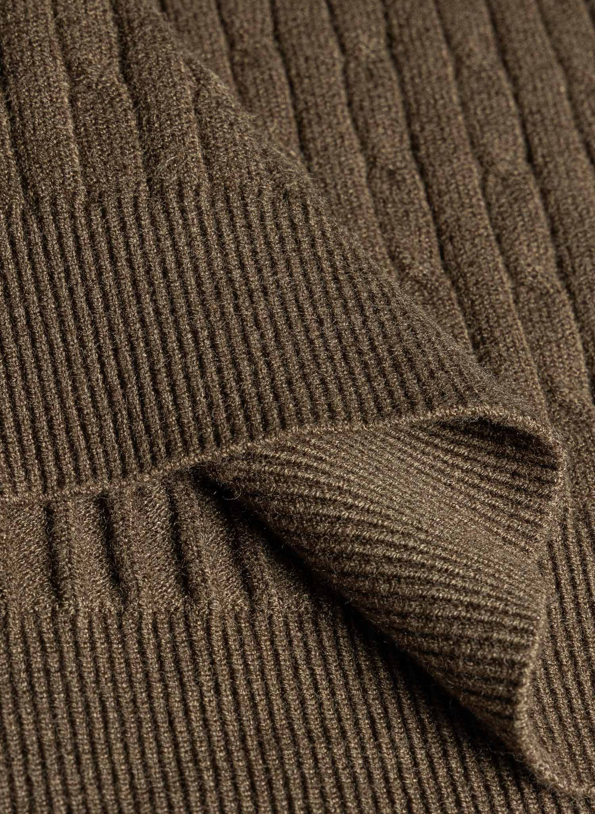 CANLE KNIT CREW SWEATER