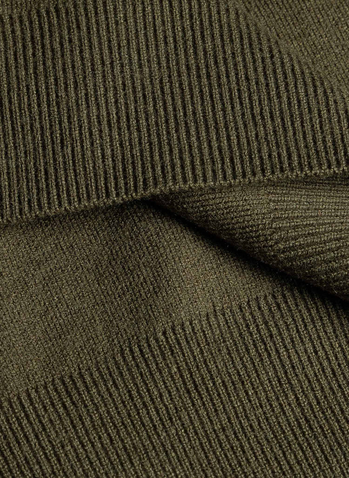 FULL ZIP COLLARED KNIT CARDIGAN