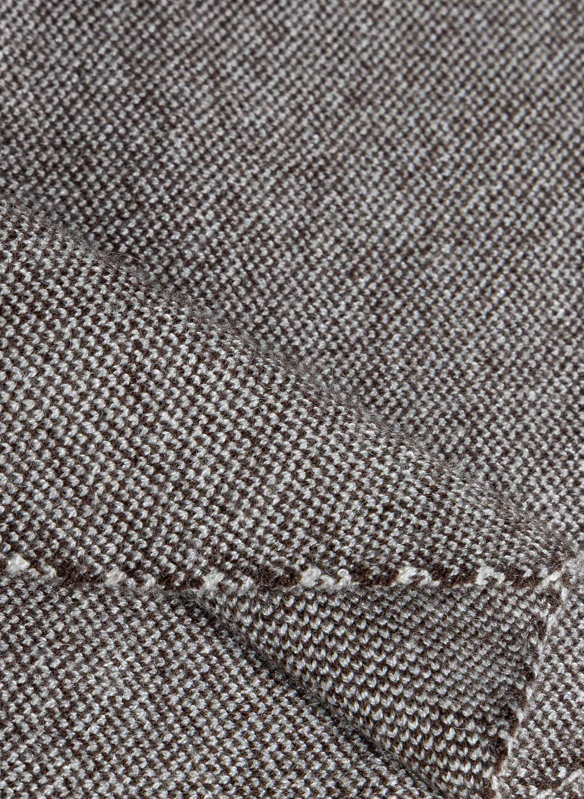 CONTRAST SEAM CASHMERE BLEND SET