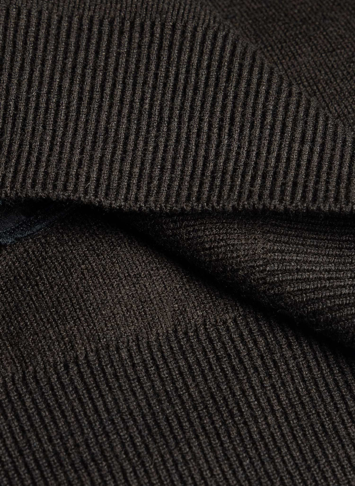 FULL ZIP COLLARED KNIT CARDIGAN