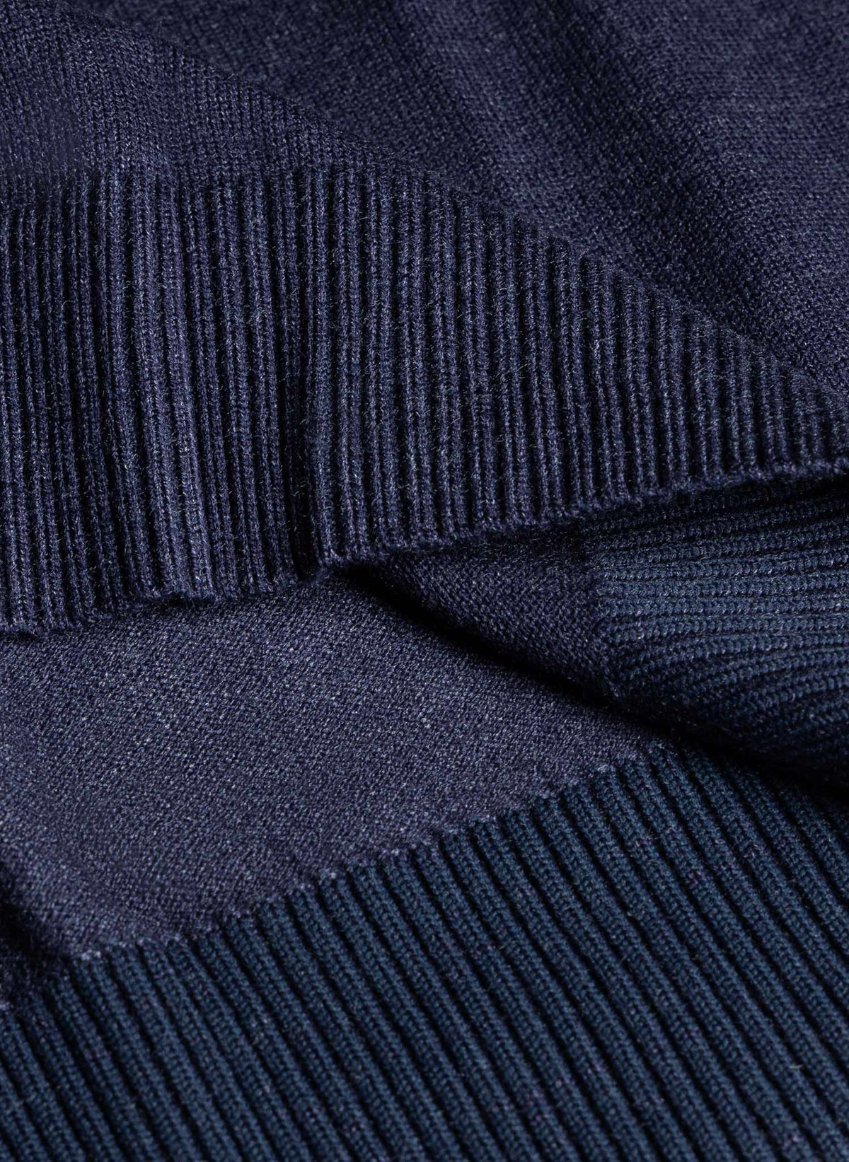 V NECK COLLARED POLO SWEATER