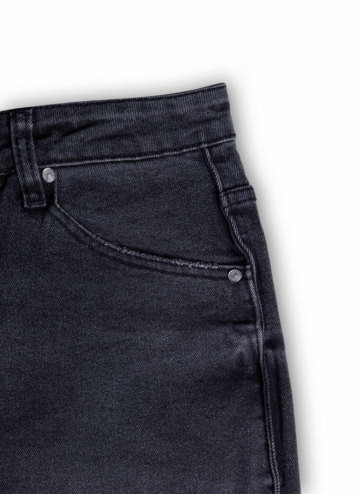 STRAIGHT LEG DENIM TROUSERS