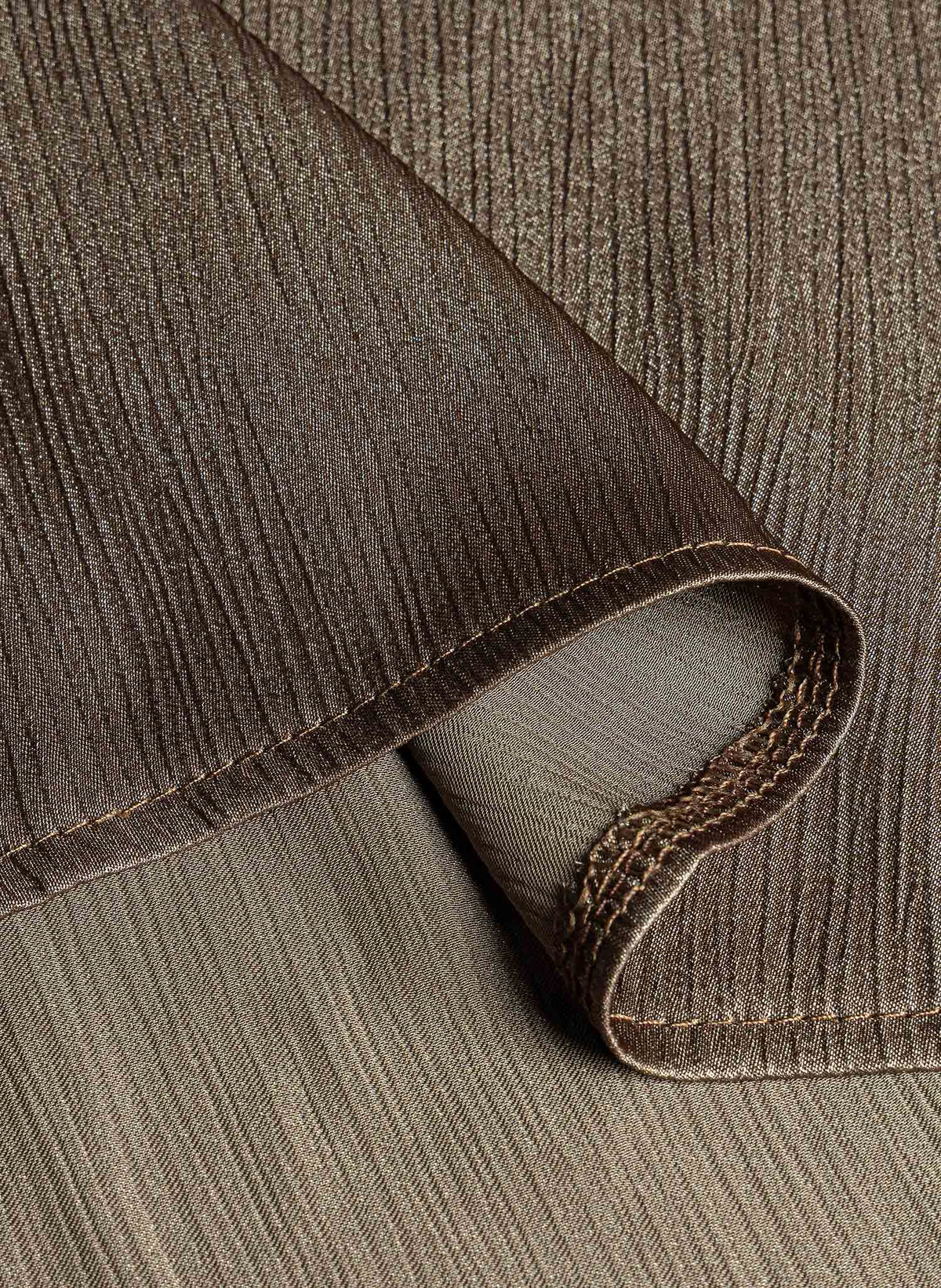 SHIMMER METTALIC SCARF DETAIL BLOUSE