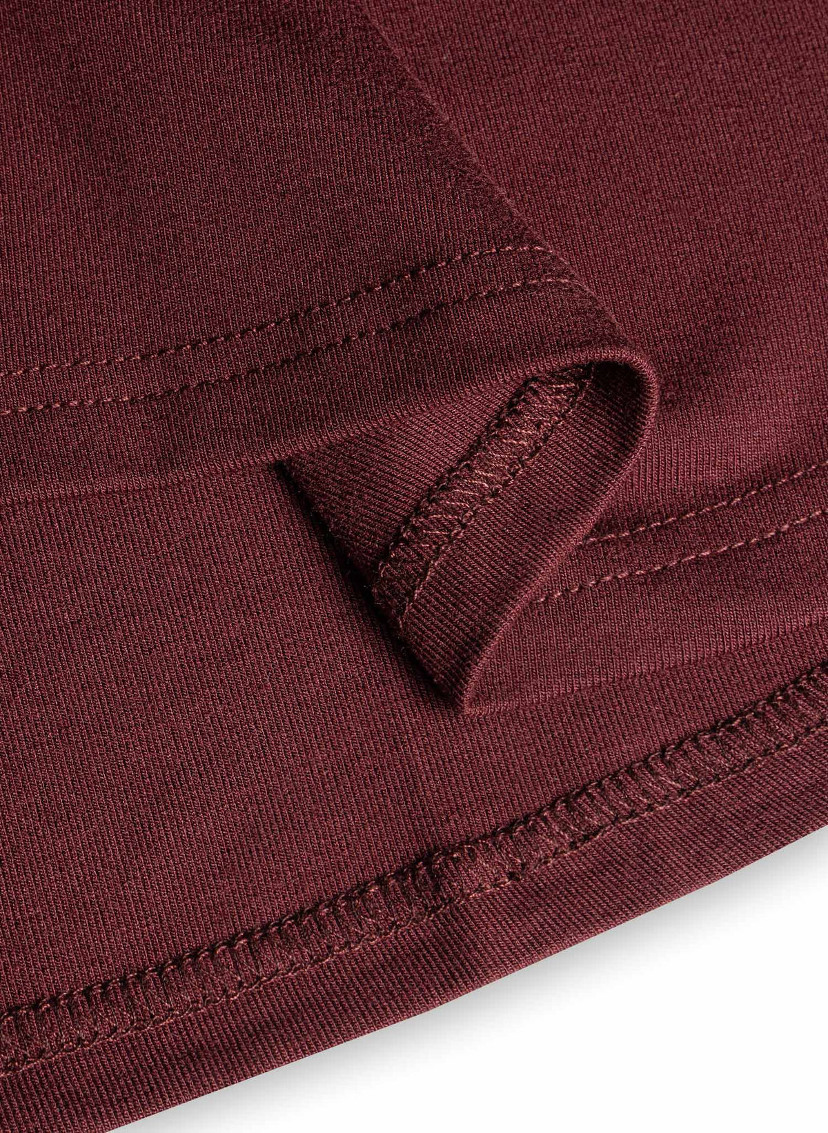 OVERSIZED HENLEY V-NECK T-SHIRT