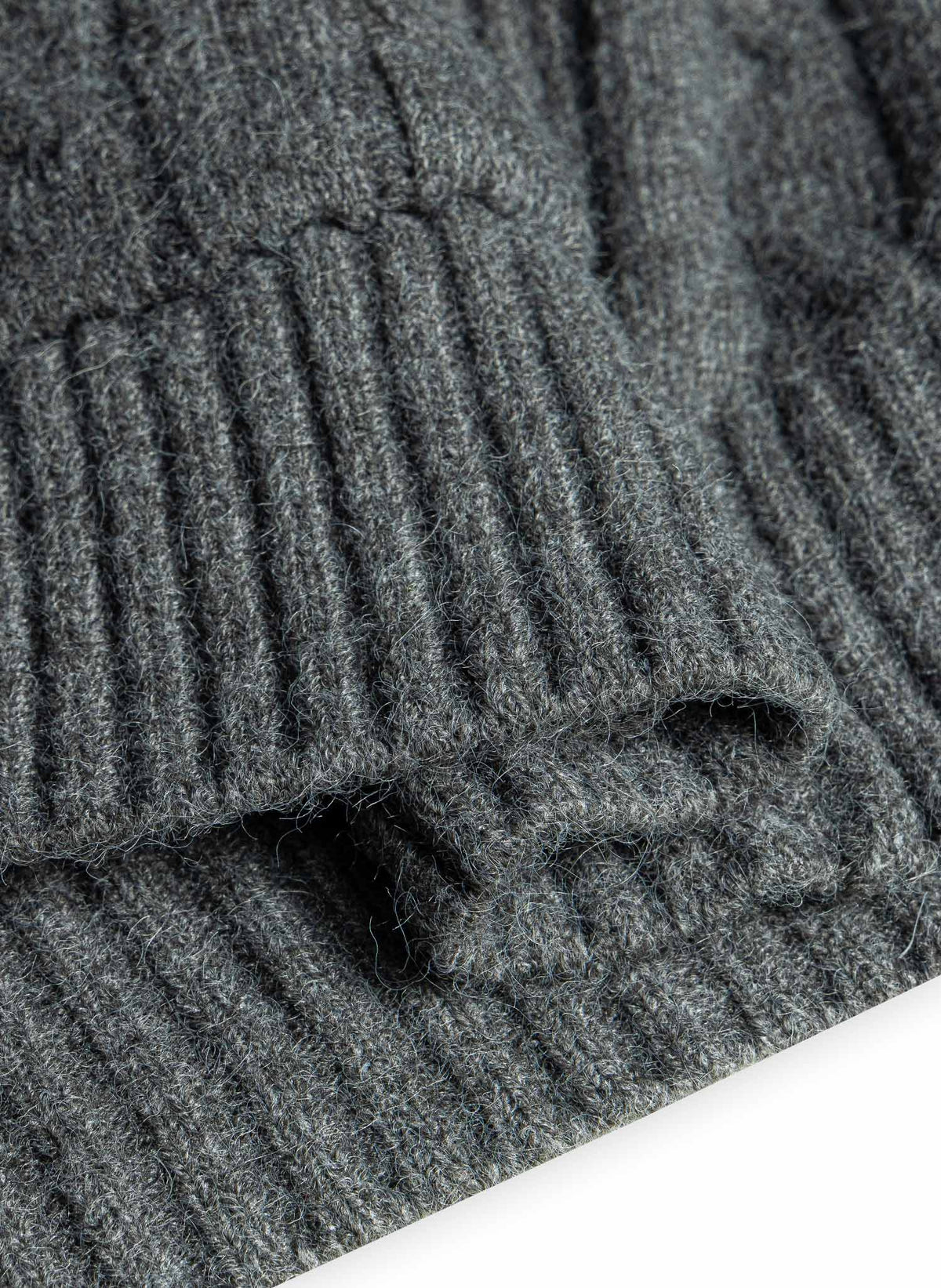 CABLE KNIT BUTTON FRONT CARDIGAN