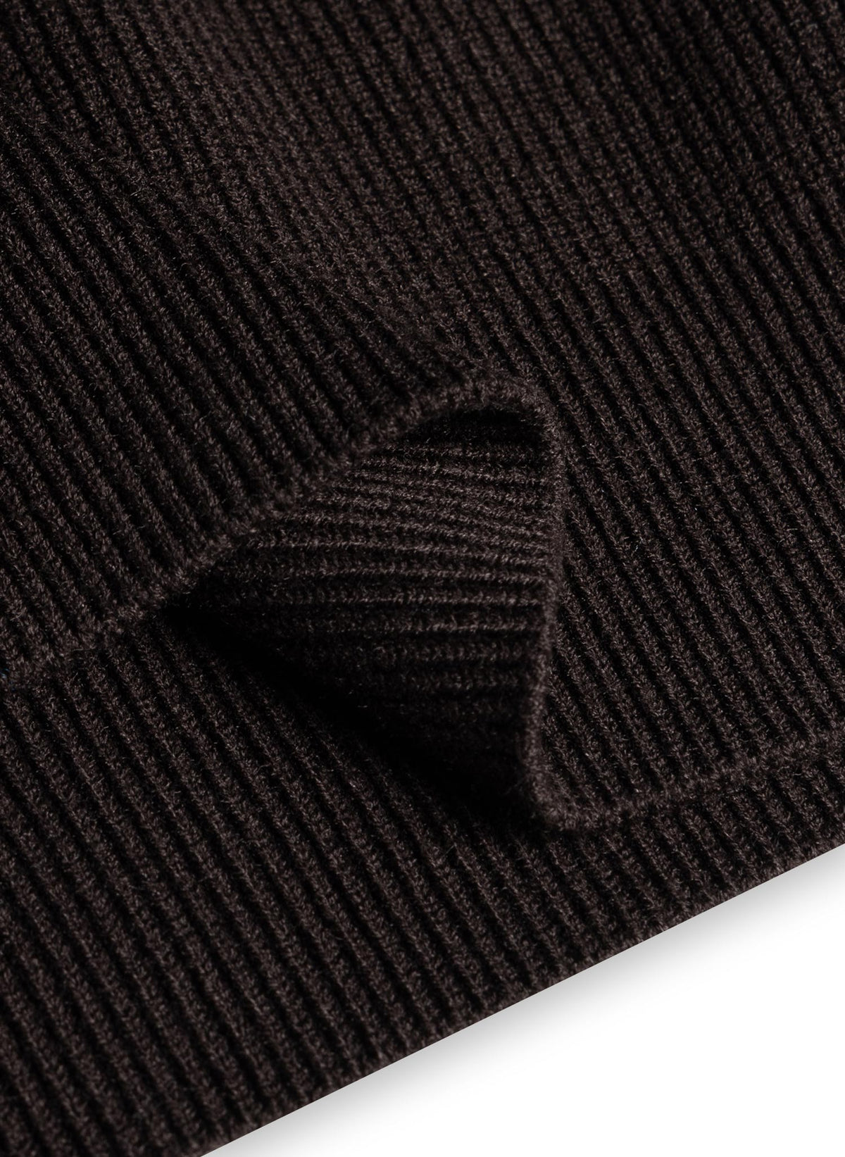 FULL ZIP HIGH NECK CARDIGAN