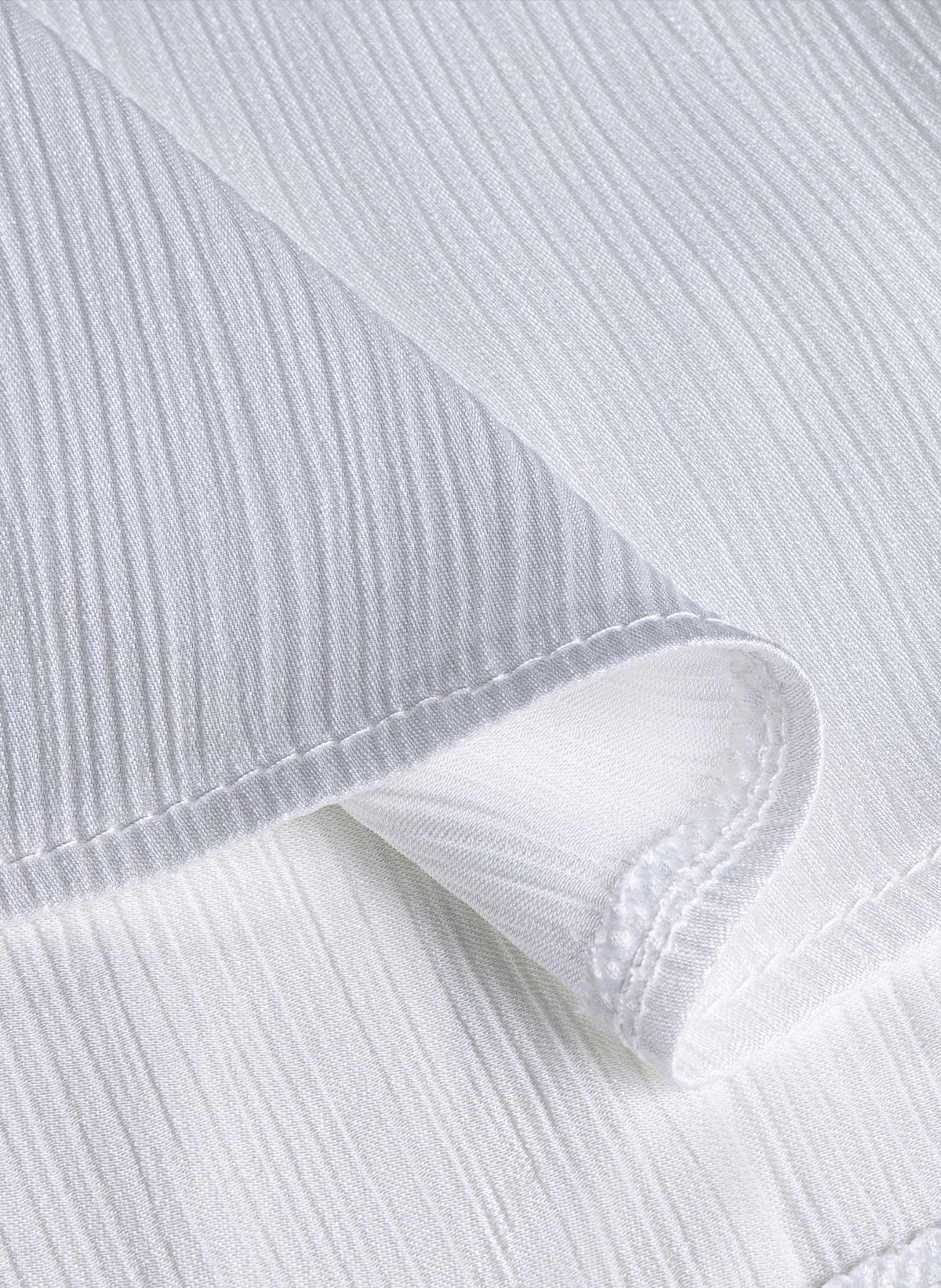 SHIMMER METTALIC SCARF DETAIL BLOUSE