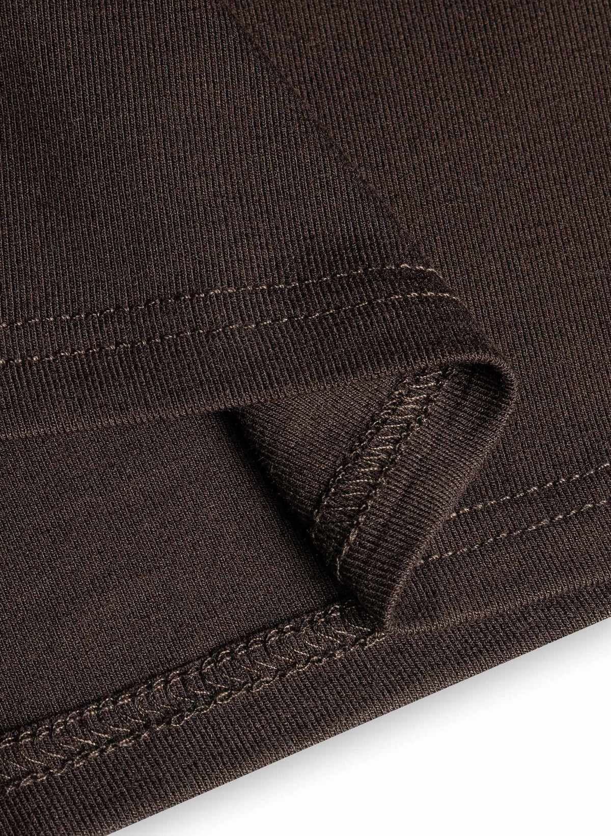 OVERSIZED HENLEY V-NECK T-SHIRT