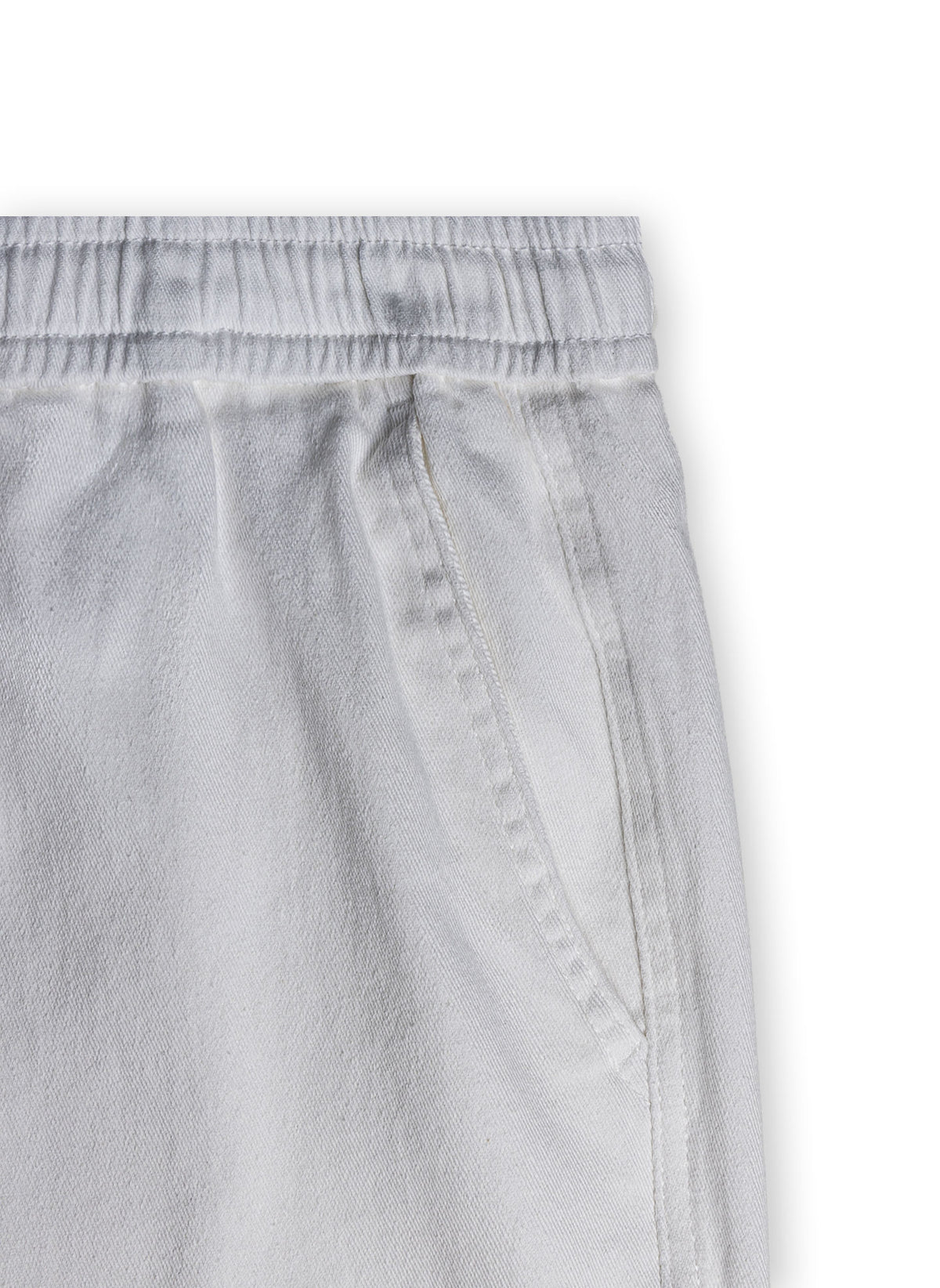 SOFT COTTON DENIM TROUSERS