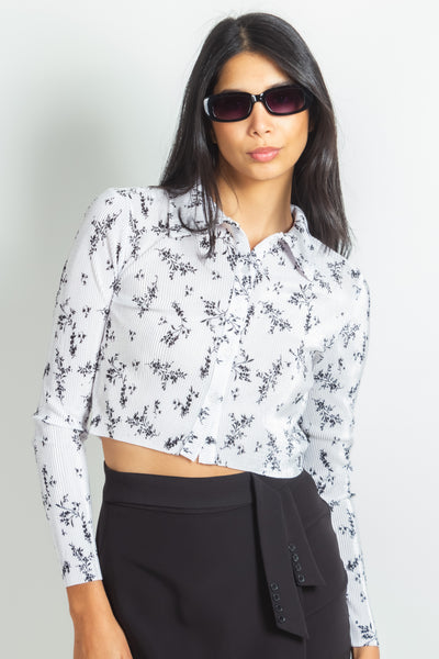 PLEATED CROP TOP