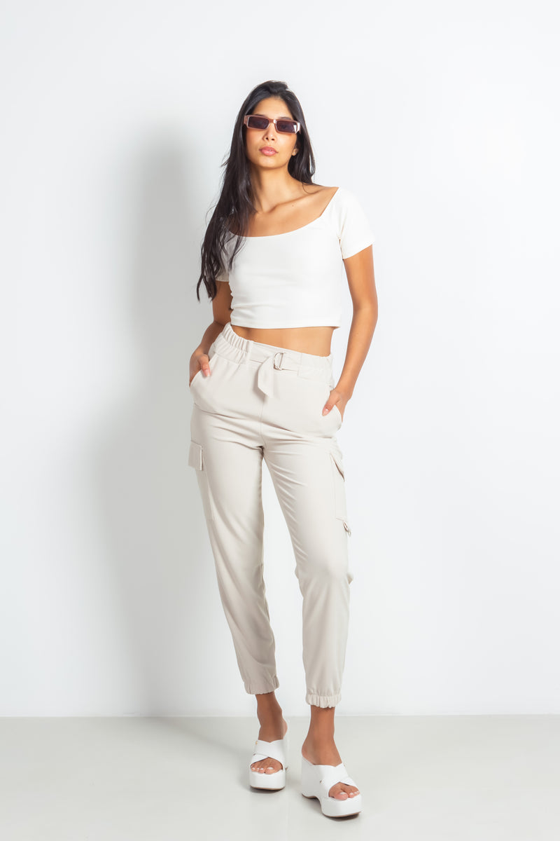RIBBED CROP TOP