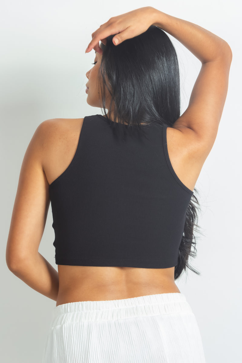 HALTER NECK CROP TOP