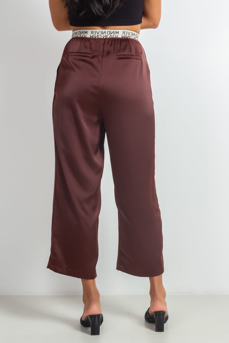 SATIN TROUSERS